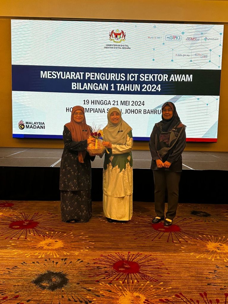 19 - 21 Mei 2024 Mesyuarat Pengurus ICT Sektor Awam (MPISA) Bil. 1 2024