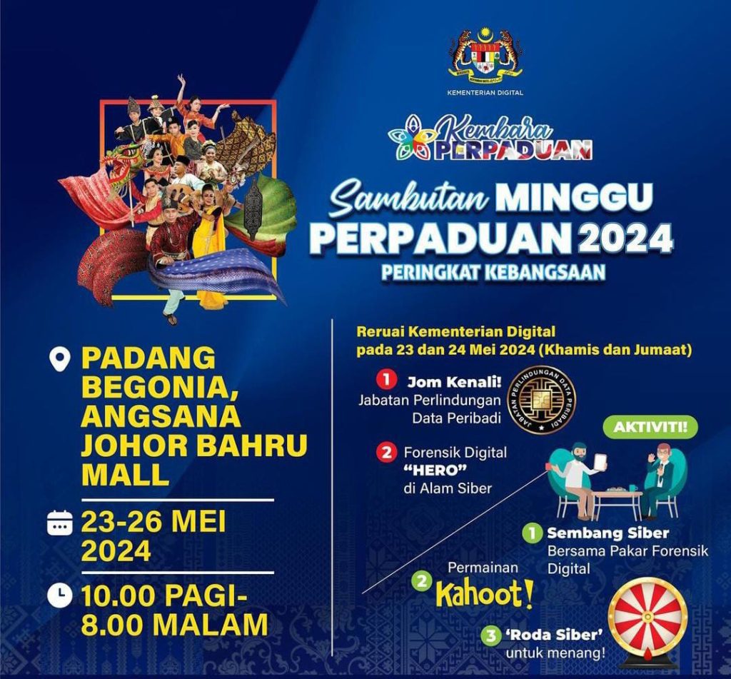 23-26 Mei 2024 | Sambutan Minggu Perpaduan 2024 Peringkat Kebangsaan