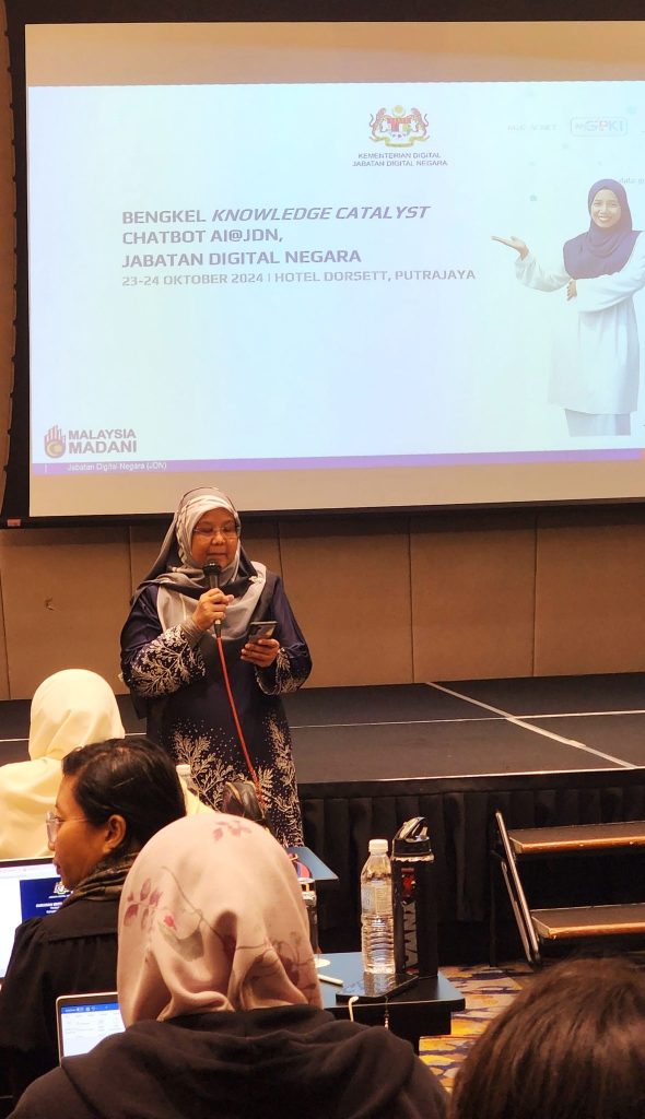 23-24 Oktober 2024 | Bengkel Knowledge Catalyst Chatbot AI@JDN