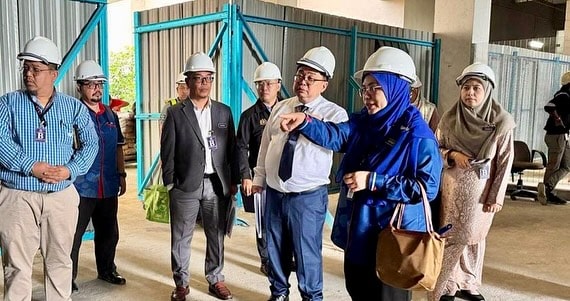 24 Februari 2025 | Lawatan ke Tapak Projek Pusat Data Sektor Awam (PDSA) Sentral