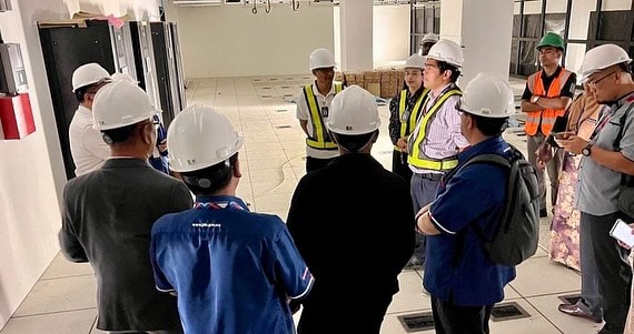 24 Februari 2025 | Lawatan ke Tapak Projek Pusat Data Sektor Awam (PDSA) Sentral