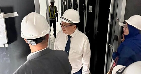24 Februari 2025 | Lawatan ke Tapak Projek Pusat Data Sektor Awam (PDSA) Sentral