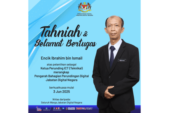 Encik Ibrahim tahniah