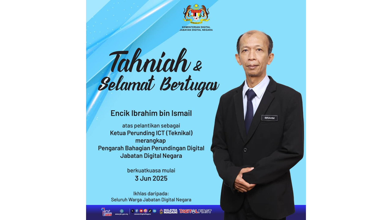 Encik Ibrahim tahniah