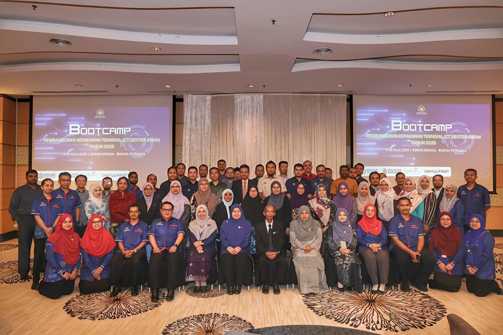 9 – 10 Julai 2025 | Bootcamp Pembangunan Kepakaran Teknikal ICT Sektor Awam Tahun 2025 bertempat di Marina Putrajaya