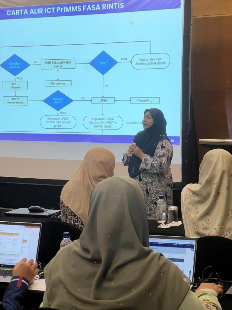 8-11 September 2025 | Sesi Latihan Pengguna ICT PrIMMS Fasa Rintis di Marina, Putrajaya
