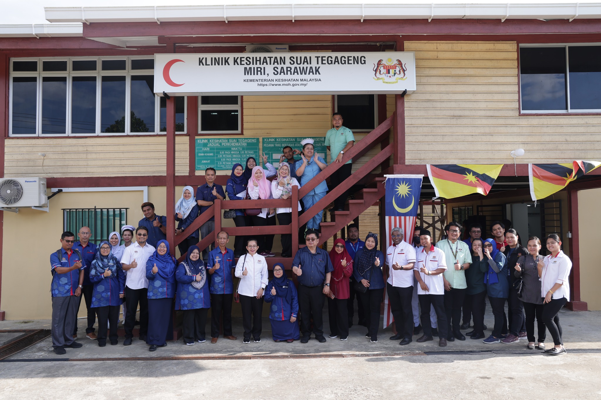 13-14 Oktober 2025 | Program MADANINET di Klinik Kesihatan Jambatan Suai dan Klinik Kesihatan Suai Tegageng, Miri, Sarawak