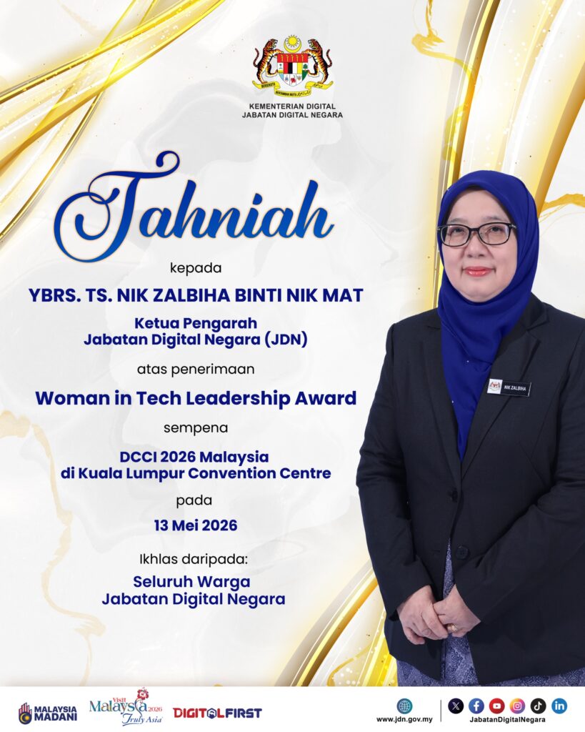 PENERIMAAN WOMAN IN TECH LEADERSHIP AWARD SEMPENA DCCI 2026